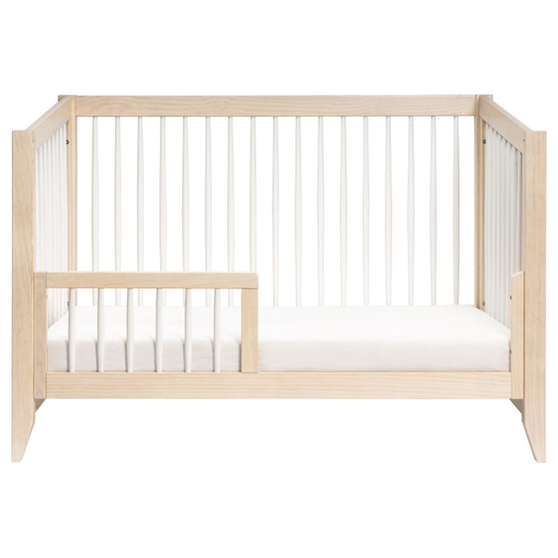 Sprout 4-in-1 Convertible Crib & Toddler Bed Conversion Kit Washed Natural/White