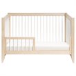 Sprout 4-in-1 Convertible Crib & Toddler Bed Conversion Kit Washed Natural/White