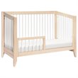 Sprout 4-in-1 Convertible Crib & Toddler Bed Conversion Kit Washed Natural/White
