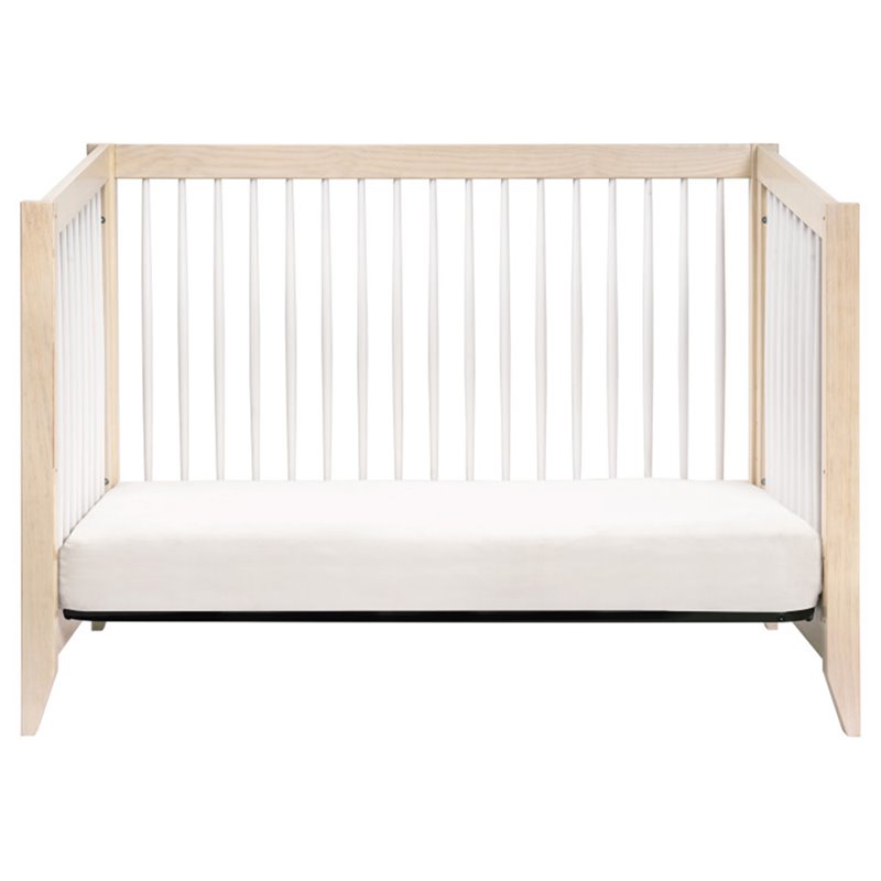 Sprout 4-in-1 Convertible Crib & Toddler Bed Conversion Kit Washed Natural/White