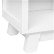 Babyletto Hudson 6 Cubby Kids Bookcase in White