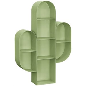 babyletto cactus bookcase in sage green