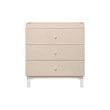 4-in-1 Convertible Baby Crib with Dresser with Changing Tray Set in Natural