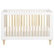 4-in-1 Convertible Baby Crib with Dresser with Changing Tray Set in Natural