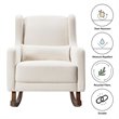 Babyletto Kai Rocker in Performance Natural Eco-Twill with Dark legs