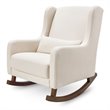 Babyletto Kai Rocker in Performance Natural Eco-Twill with Dark legs
