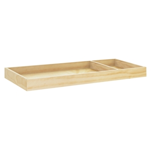 Babyletto Pine Wood Universal Wide Removable Changing Tray in Natural