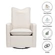 Babyletto Cali Pillowback Swivel Glider in Performance Cream Eco-Weave