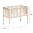 Babyletto Gelato Portable Bassinet in Washed Natural/White