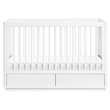 Babyletto Bento 3-In-1 Convertible Storage Crib With Bed Conversion Kit In White