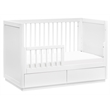 Babyletto Bento 3-In-1 Convertible Storage Crib With Bed Conversion Kit In White