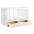 Babyletto Bento 3-In-1 Convertible Storage Crib With Bed Conversion Kit In White