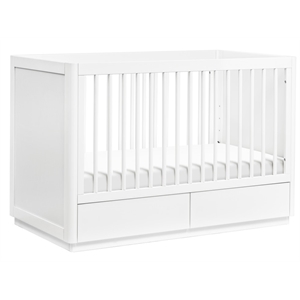 Babyletto Bento 3-In-1 Convertible Storage Crib With Bed Conversion Kit In White