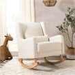 Babyletto Kai Rocker In Performance Natural Eco-Twill with Light Legs