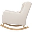 Babyletto Kai Rocker In Performance Natural Eco-Twill with Light Legs