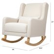 Babyletto Kai Rocker In Performance Natural Eco-Twill with Light Legs
