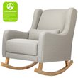 Babyletto Kai Rocker In Performance Gray Eco-Twill with Light Legs