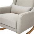 Babyletto Kai Rocker In Performance Gray Eco-Twill with Light Legs