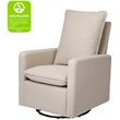 Babyletto Cali Pillowback Swivel Glider in Performance Beach Eco-Weave