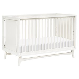 babyletto peggy wood 3 in 1 convertible crib in warm white