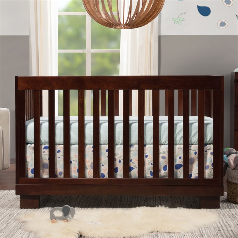 Babyletto Modo 3in1 Convertible Crib with Toddler Bed Kit in Espresso