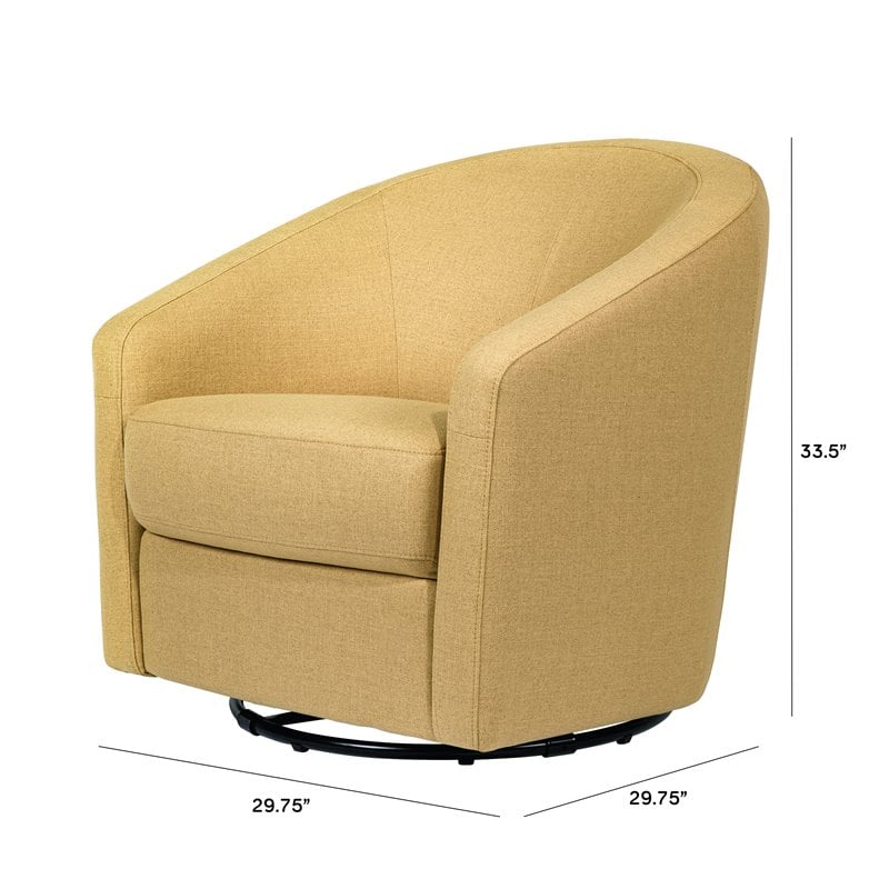 Babyletto madison clearance swivel glider ecru