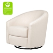 Babyletto Madison Performance Eco-Twill Fabric Swivel Glider in Natural