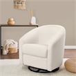 Babyletto Madison Performance Eco-Twill Fabric Swivel Glider in Natural