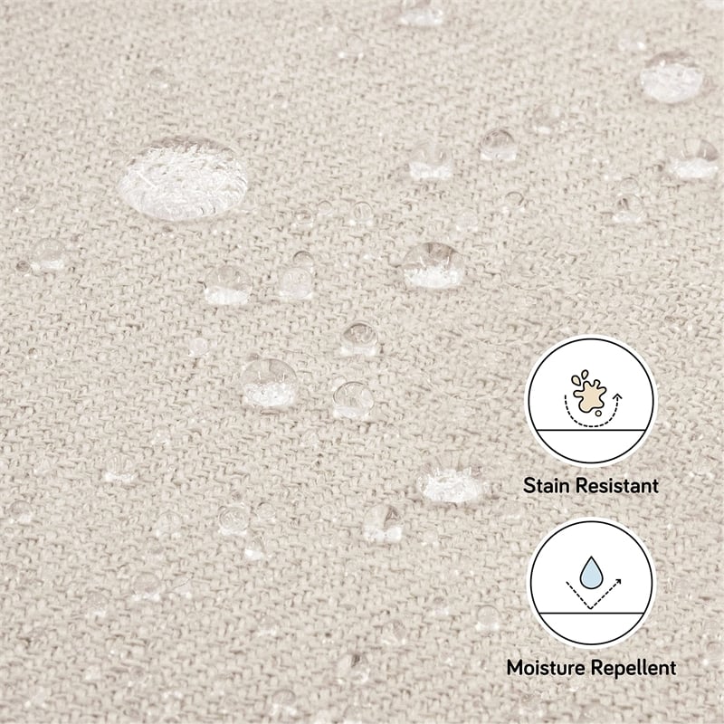 Babyletto Madison Performance Eco-Twill Fabric Swivel Glider in Natural