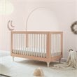 Babyletto Lolly Pine Wood 3-in-1 Convertible Crib in Canyon and Washed Natural