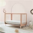 Babyletto Lolly Pine Wood 3-in-1 Convertible Crib in Canyon and Washed Natural