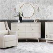 Babyletto Palma Pine Wood 7-Drawer Double Dresser in Warm White