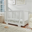 Babyletto Yuzu 8-in-1 Wood Convertible Crib with Conversion Kits in White