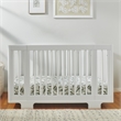 Babyletto Yuzu 8-in-1 Wood Convertible Crib with Conversion Kits in White