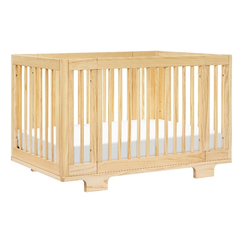 Babyletto Yuzu 8-in-1 Wood Convertible Crib with Conversion Kits in Natural