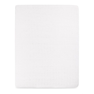 Babyletto 28x36&quot Modern Organic Cotton Midi Crib Sheet in Plain White