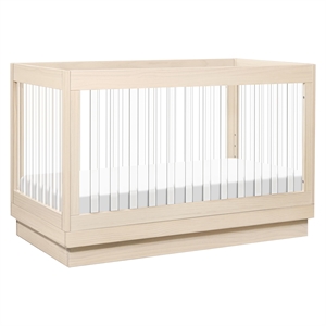 Babyletto Harlow 3-in-1 Wood Convertible Crib with Conversion Kits in Natural
