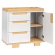 Babyletto Yuzu Modern 3-Drawer Pine Wood Changer Dresser in White/Natural