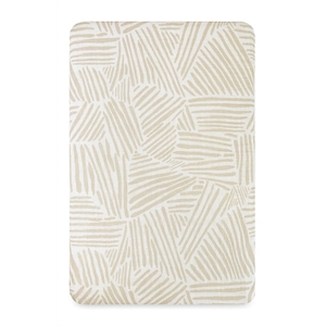 Babyletto 18x28&quot Modern Organic Cotton Bassinet Sheet in Oatmeal