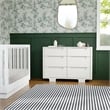 Babyletto Yuzu Modern 6-Drawer Pine Wood Double Dresser in White
