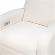 Babyletto Nami Fabric Glider Recliner with Electronic Control and USB in Cream