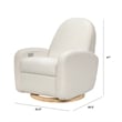 Babyletto Nami Fabric Glider Recliner with Electronic Control and USB in Ivory