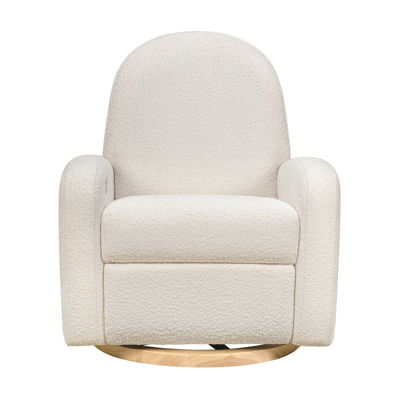 Babyletto Nami Fabric Glider Recliner with Electronic Control and USB in Ivory