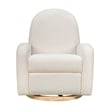 Babyletto Nami Fabric Glider Recliner with Electronic Control and USB in Ivory