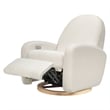Babyletto Nami Fabric Glider Recliner with Electronic Control and USB in Ivory