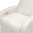 Babyletto Nami Fabric Glider Recliner with Electronic Control and USB in Ivory