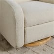 Babyletto Nami Fabric Glider Recliner with Electronic Control and USB in Ivory