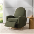 Babyletto Nami Glider-Recliner with Electronic Control and USB in Olive Boucle