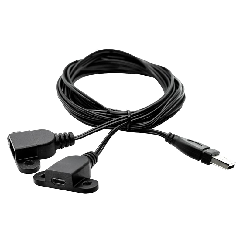 Babyletto Palma 2-Drawers Nightstand with USB Port in Natural Walnut