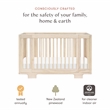 Babyletto Yuzu 8-in-1 Convertible Crib in Washed Natural